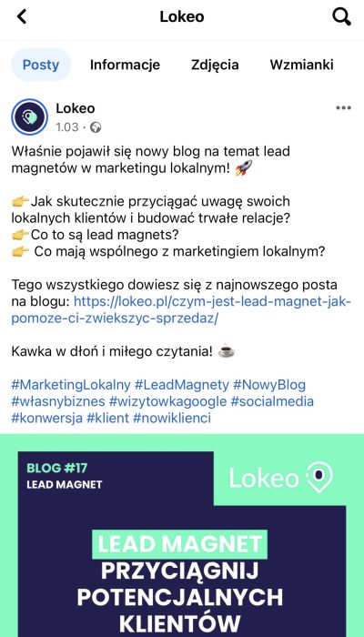 dodawanie linków na Facebooku - media społecznościowe